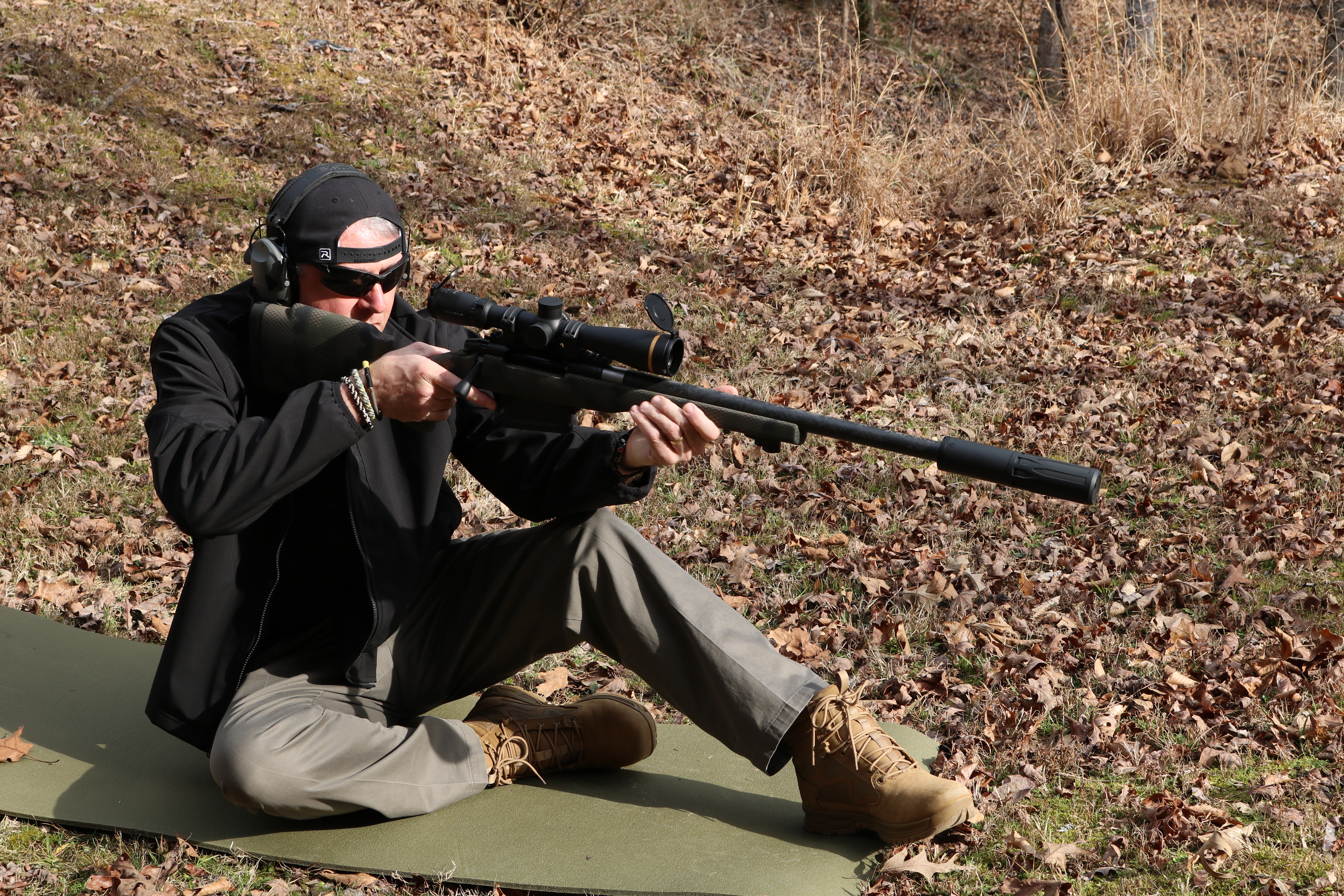 Running a sound-suppressed .30-caliber bolt rifle with the Nomad Ti OTB in place will absolutely ruin you to noisy guns. Photo by Will Dabbs.