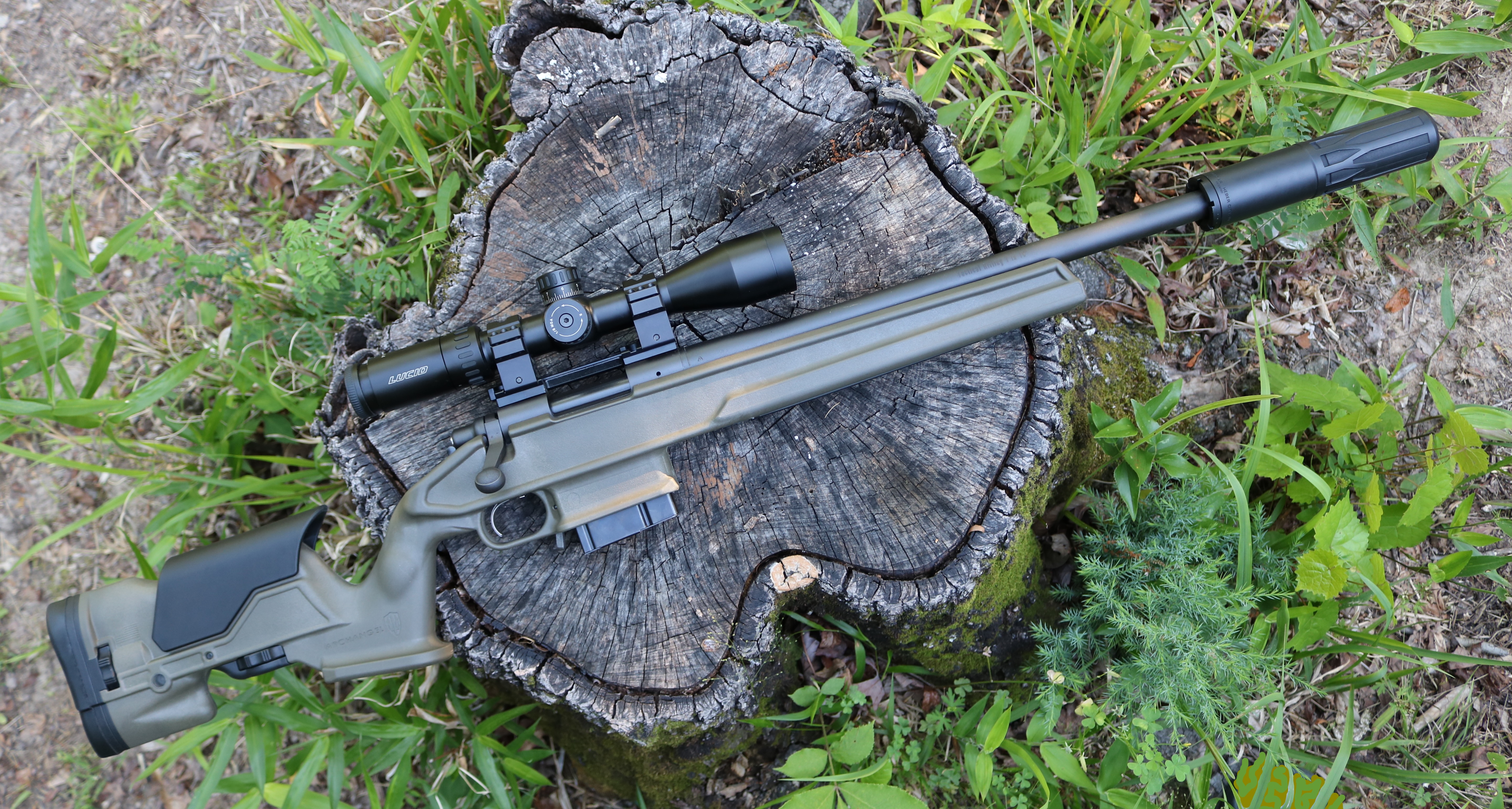 A decent .308 bolt gun with the superlative Dead Air Nomad Ti OTB suppressor running subsonic ammo is quite compact while remaining ridiculously quiet. Photo by Will Dabbs.