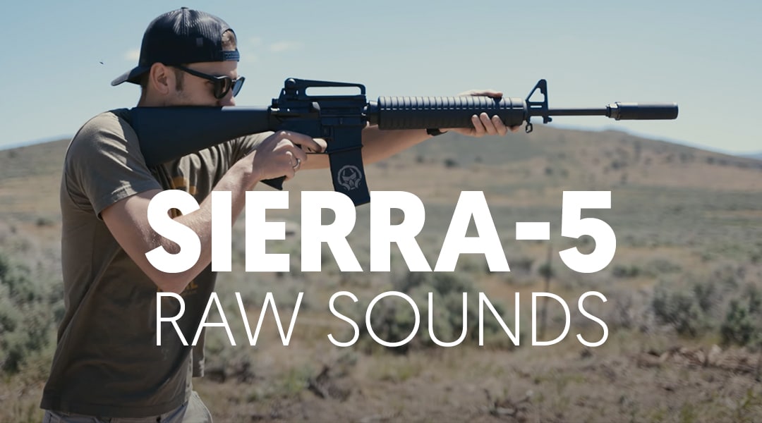 The raw sounds of the Sierra-5 silencer